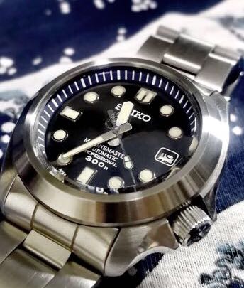 SS Brushed or Polished Pilot Bezel for Seiko SKX007 SKX009 SKX011