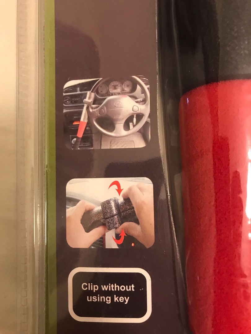 Steering wheel lock, Car Accessories on Carousell
