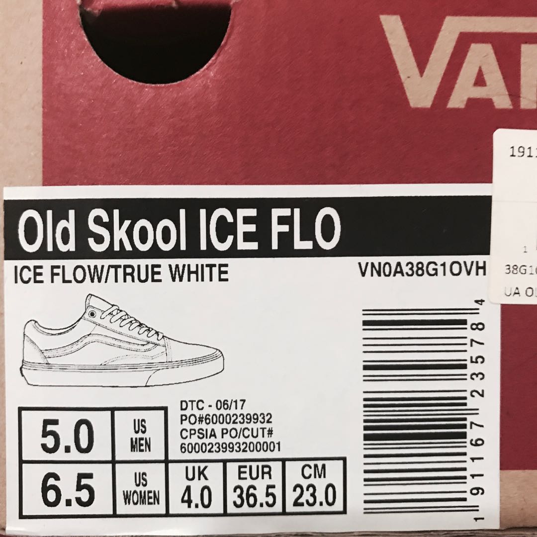 Vans old skool ice flow new arrivals