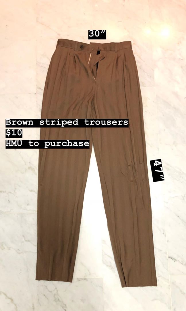 mens vintage striped pants