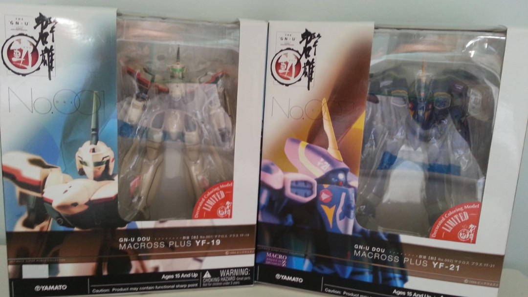 Wallpaper Yamato Macross Gn U Dou Action Figures 2 Pcs Yf 19 Yf21 From Macross Plus Toys Games Bricks Figurines On Carousell HD