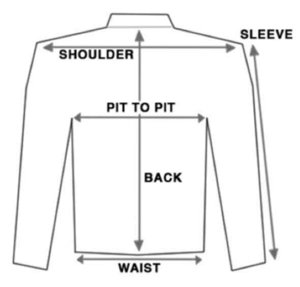 Adidas originals sale jacket size chart