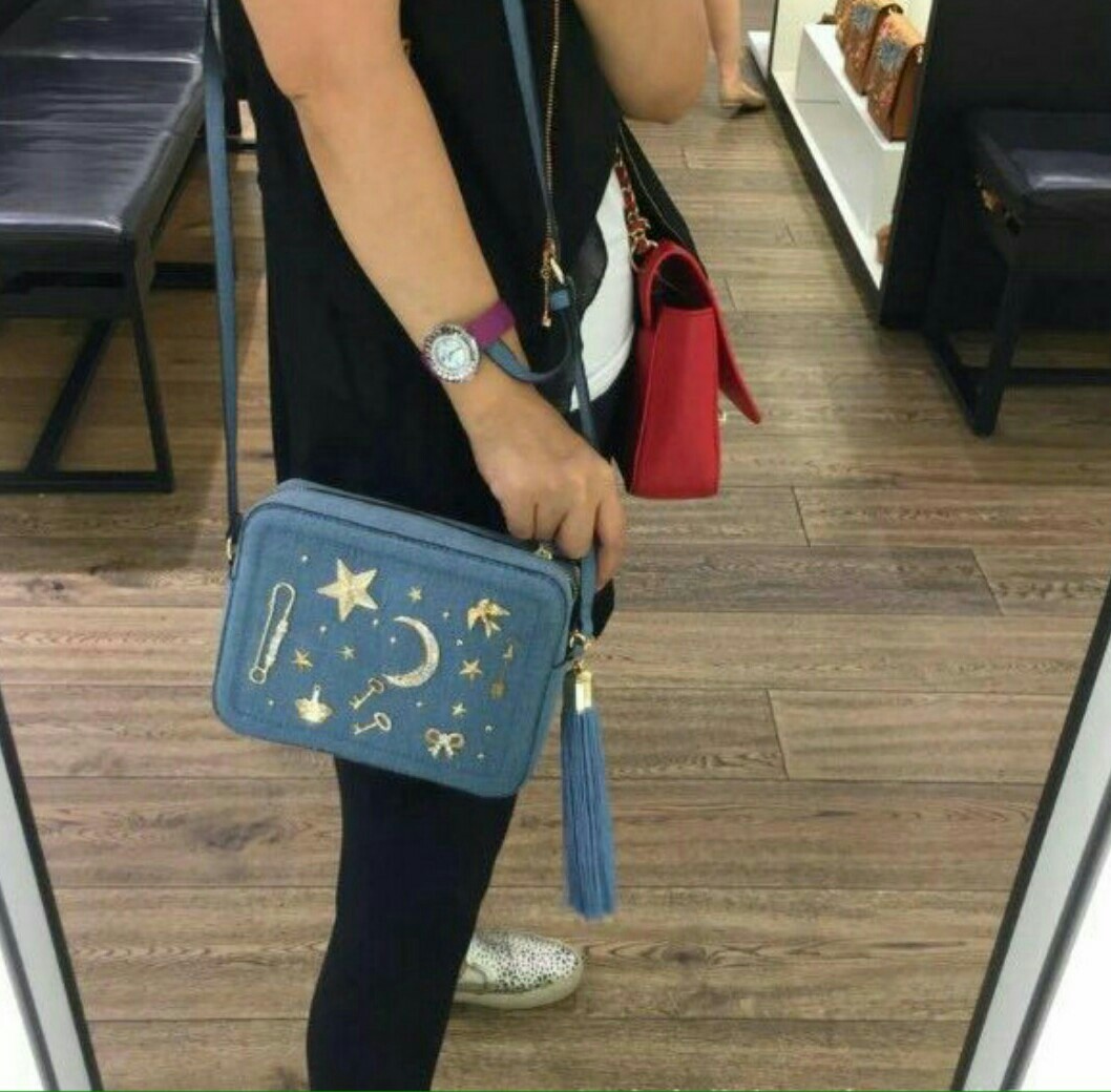 aldo denim bag