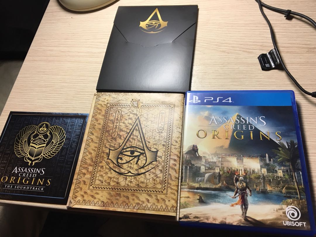Assassins Creed Origins Deluxe Edition Ps4 Toys Games Video Gaming Video Games On Carousell