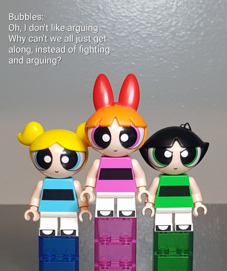 Authentic Powerpuff Girls Dimensions - Blossom, Buttercup, Bubbles, Hobbies & Toys, Games Carousell