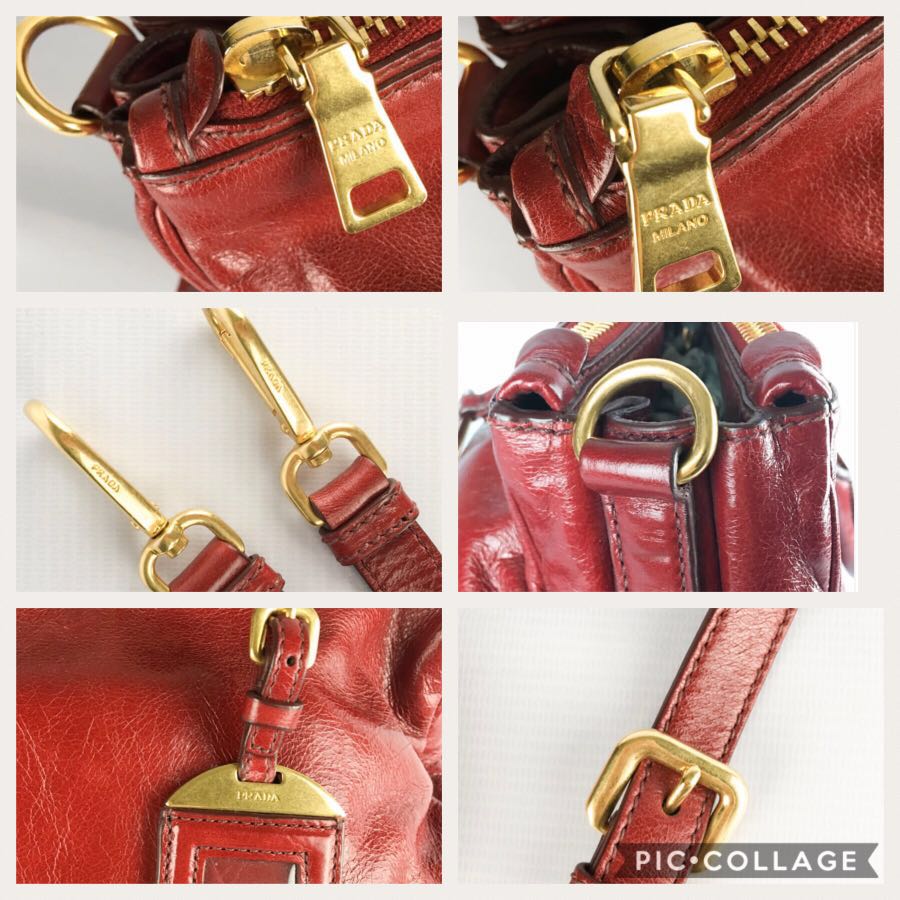 Prada Antico Vitello Shine Leather East/West Satchel Bag BN2324 - Yoogi's  Closet