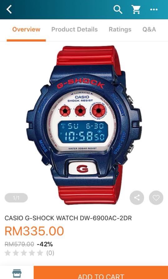 casio g shock watch dw 6900ac 2dr Men s Fashion Watches Accessories Watches on Carousell