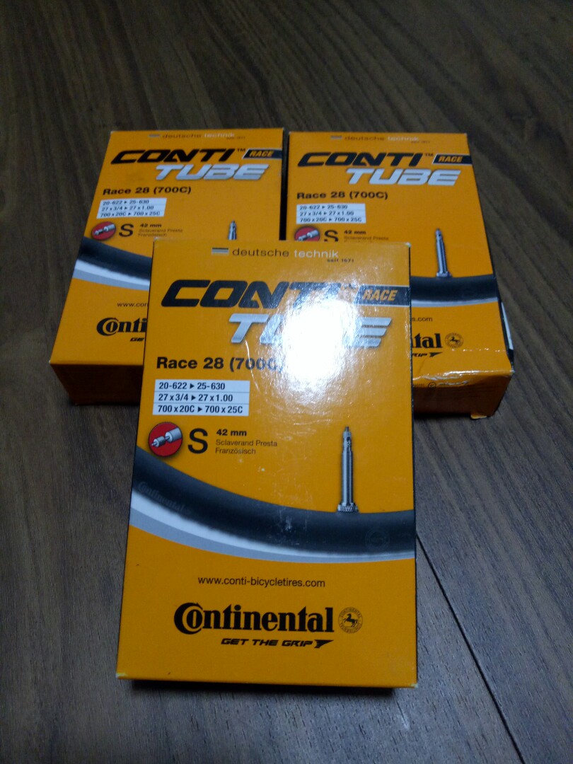 continental bicycle tubes