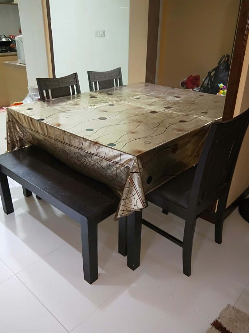 Dining Table Chairs And Bench Furniture Tables Chairs On Carousell