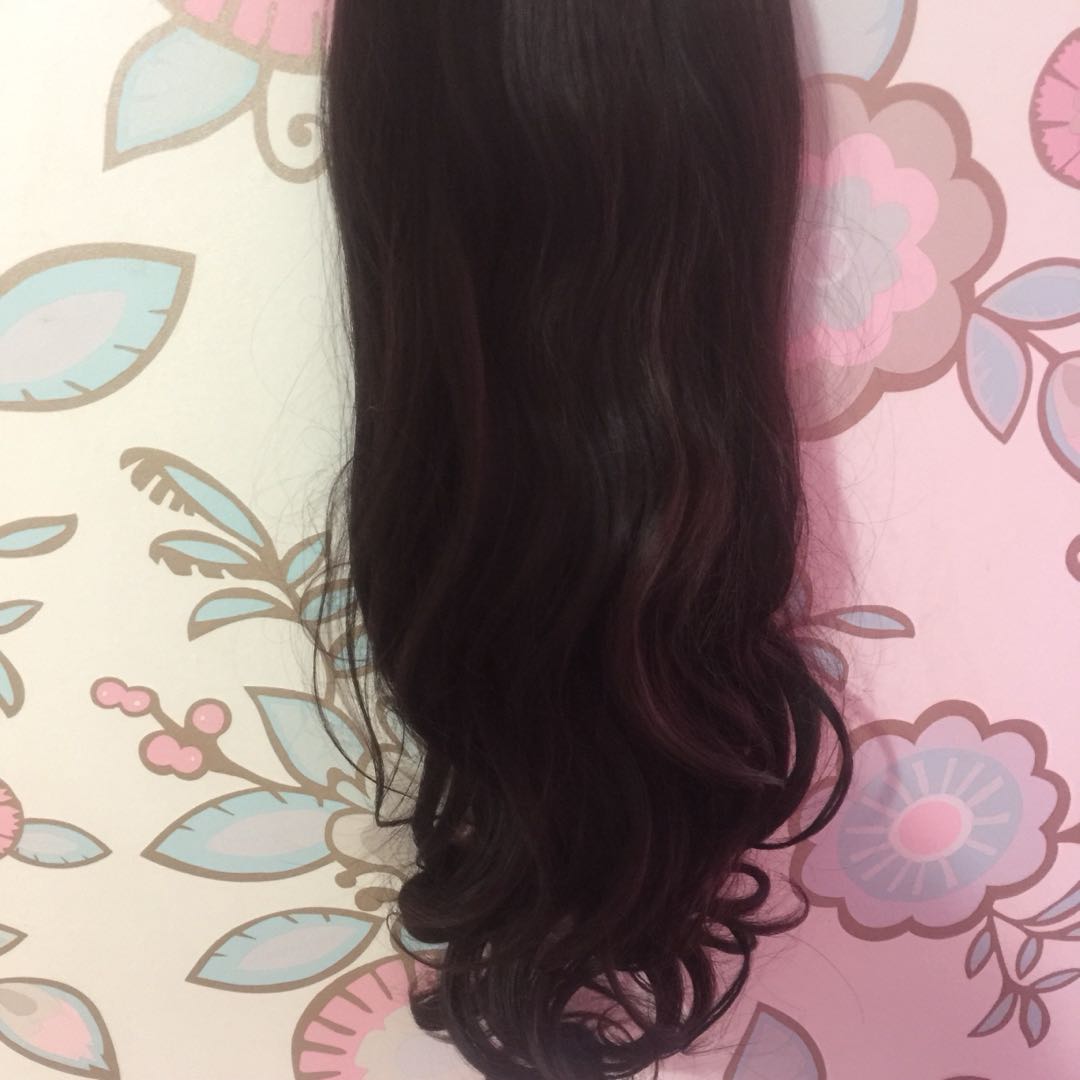 Kimiko Hair Flip Rambut Palsu Semi Wig Kesehatan Kecantikan