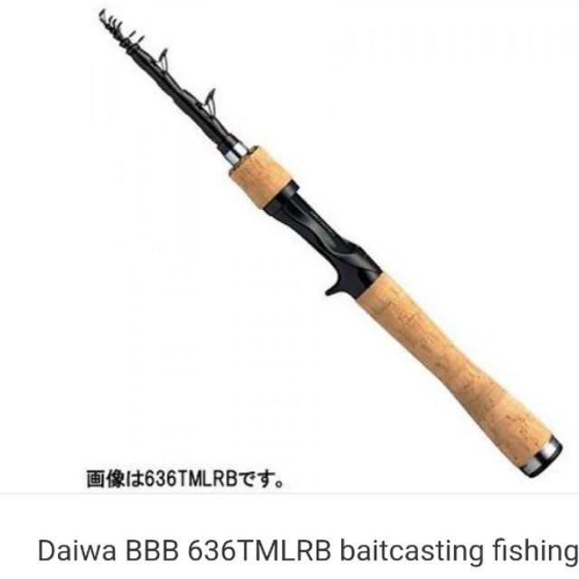 Daiwa BBB 636TMLRB baitcasting Telescopic Rod fishing 