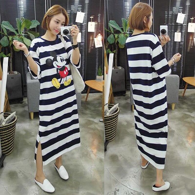 long loose t shirt dress