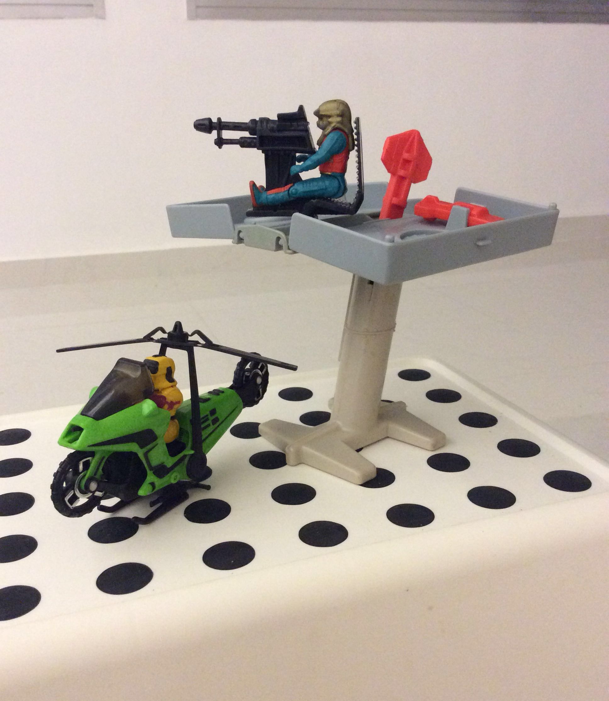 Kenner M.A.S.K. 1985 - Véhicule Billboard Blast Avec Dusty Hayes - Complet