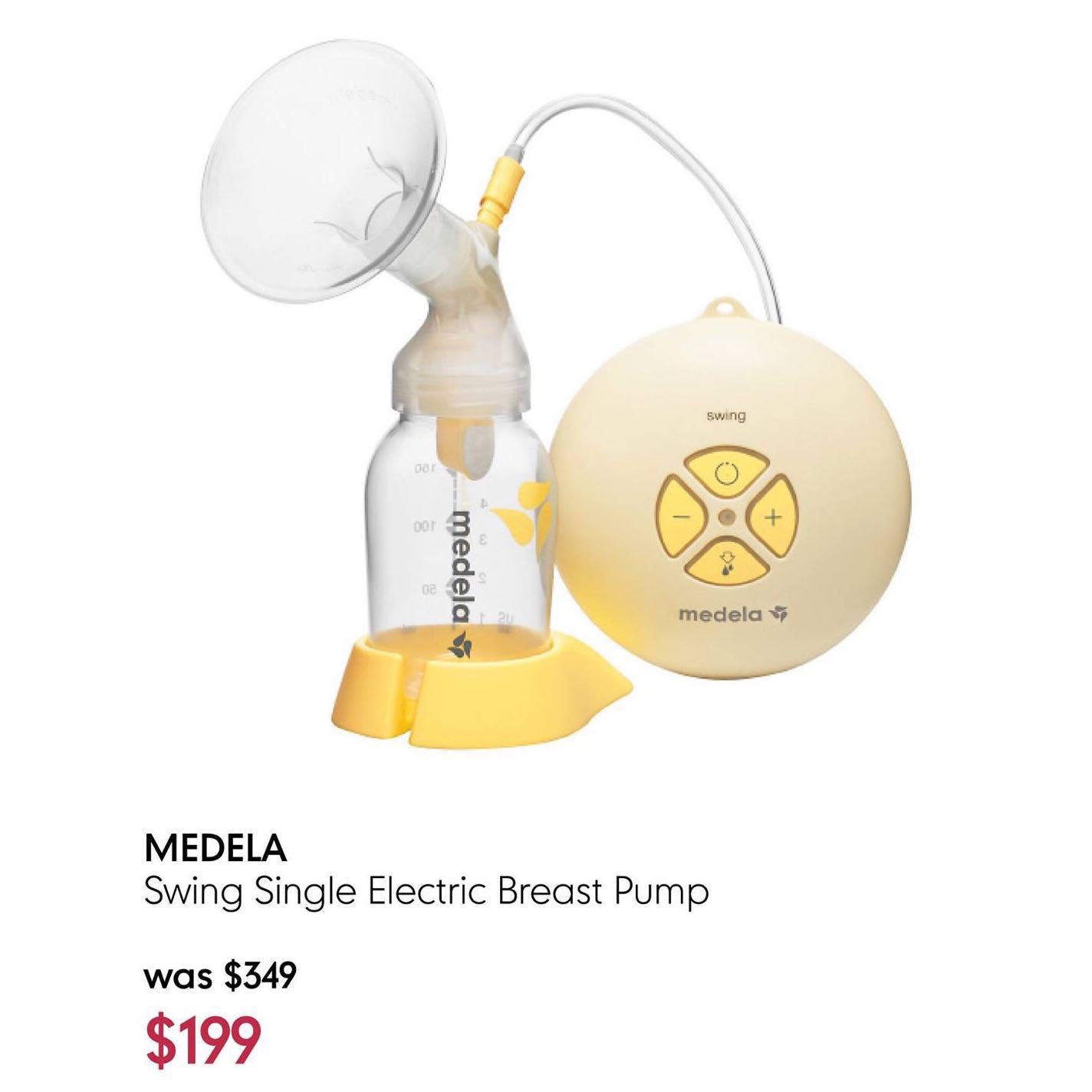 Medela Swing Single Electronic Breast Pump Hospital Grade Made In Switzerland
