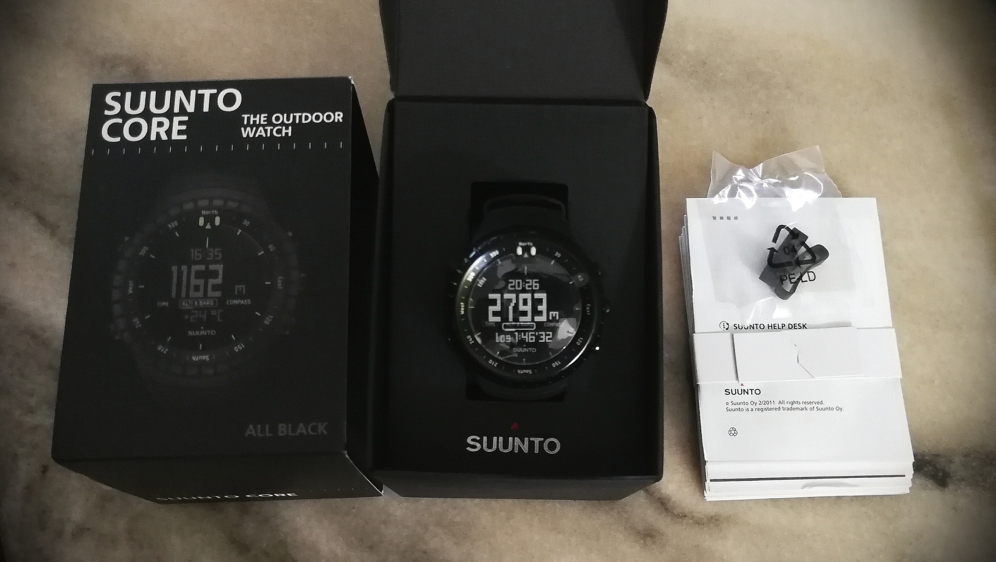ORIGINAL SUUNTO CORE ALL BLACK Men s Fashion Watches
