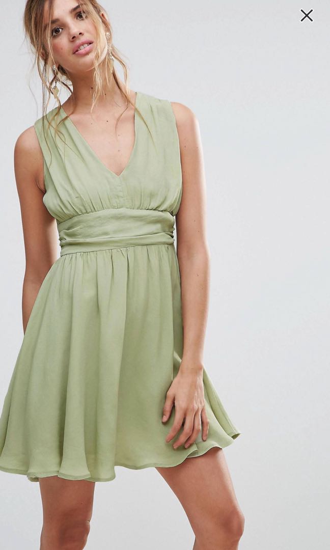 green party dress