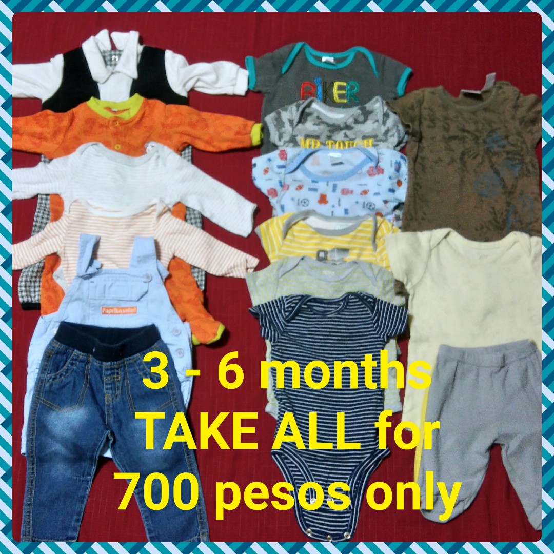 Pre Loved 3 6 Months Old Baby Boy Clothes Babies Kids Babies