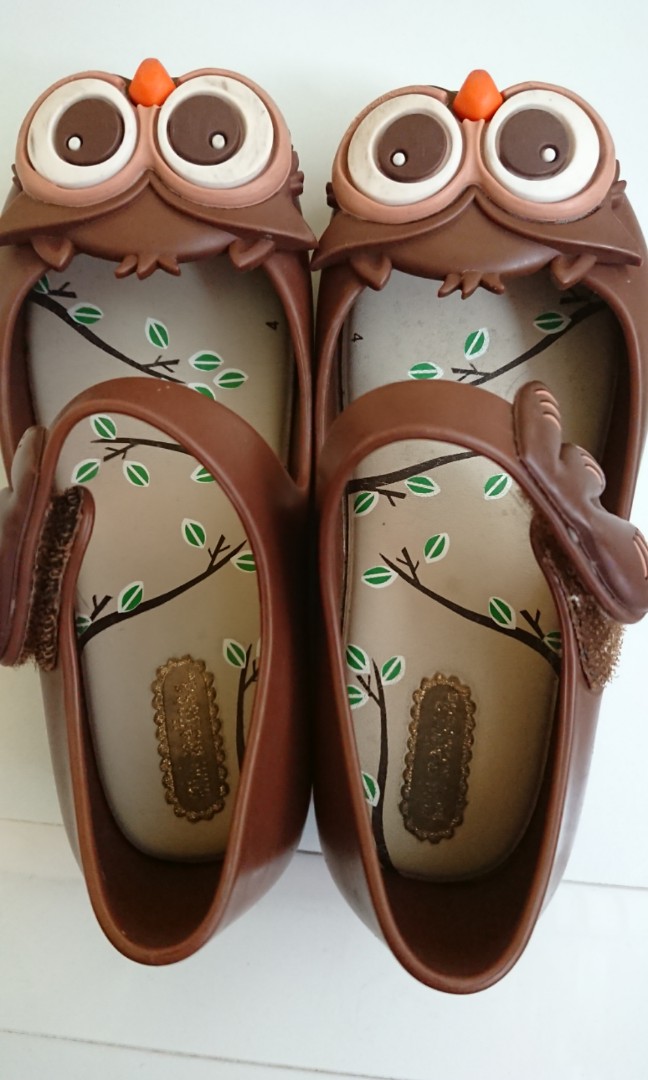 mini melissa owl shoes