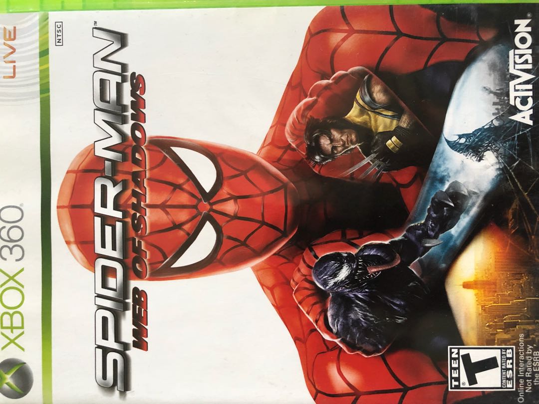 Spider-man Spiderman Web of Shadows Region FREE, PC Game RARE