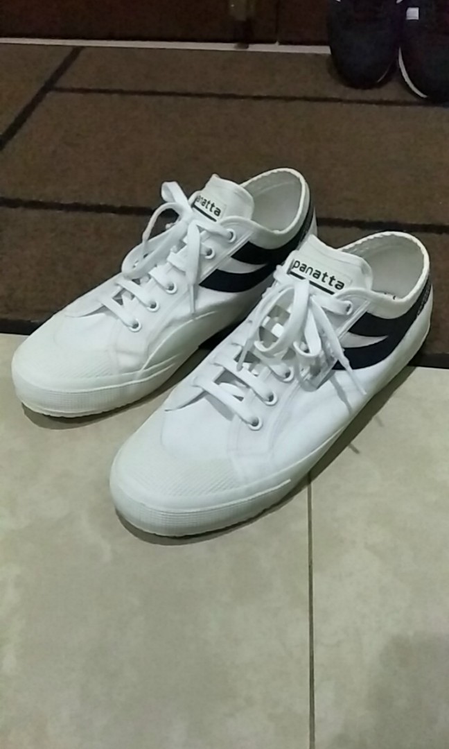 Superga Panatta White/Black(Neg), Men's Fashion, Footwear on Carousell