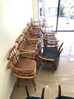 (Edit: 5 left) Quality wooden chairs (outdoors/indoors) 