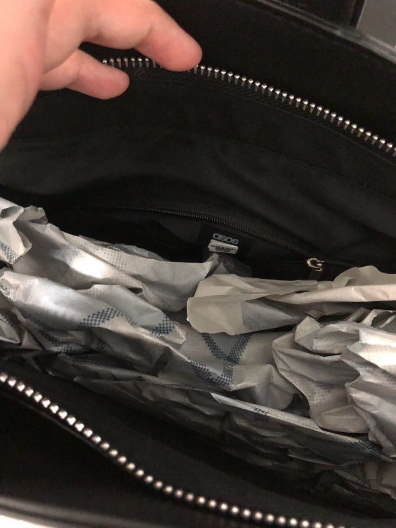 Asos design tote best sale bag with ring detail