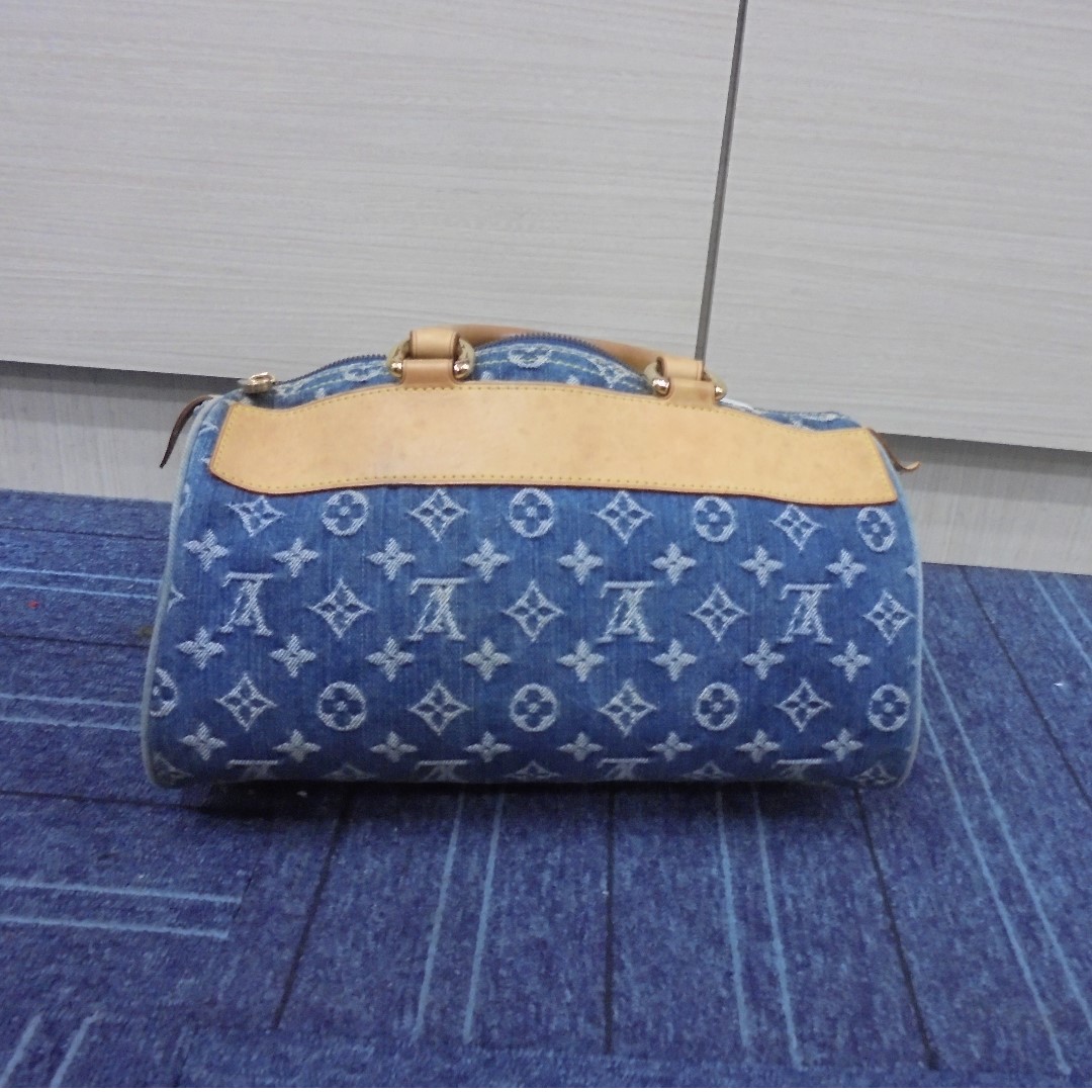 100% authenticity Guarantee - Louis Vuitton Neo Denim Speedy