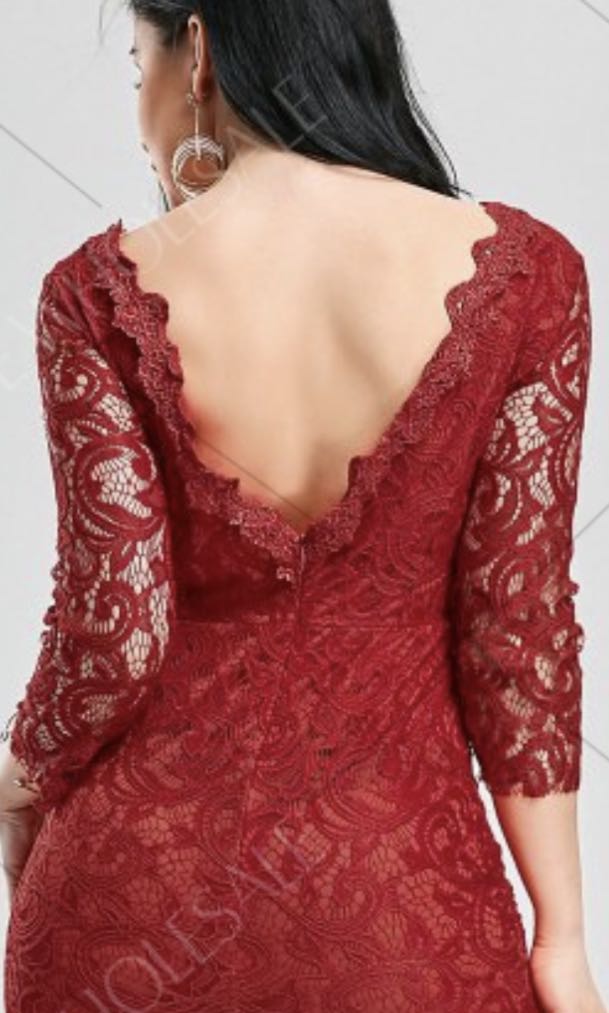 Red tight short formal dresses shop