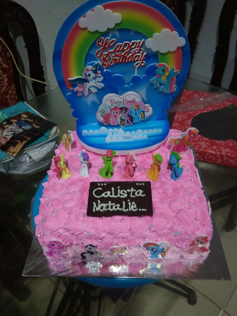 Bday Cake Little Pony Food Drinks Baked Goods On Carousell
