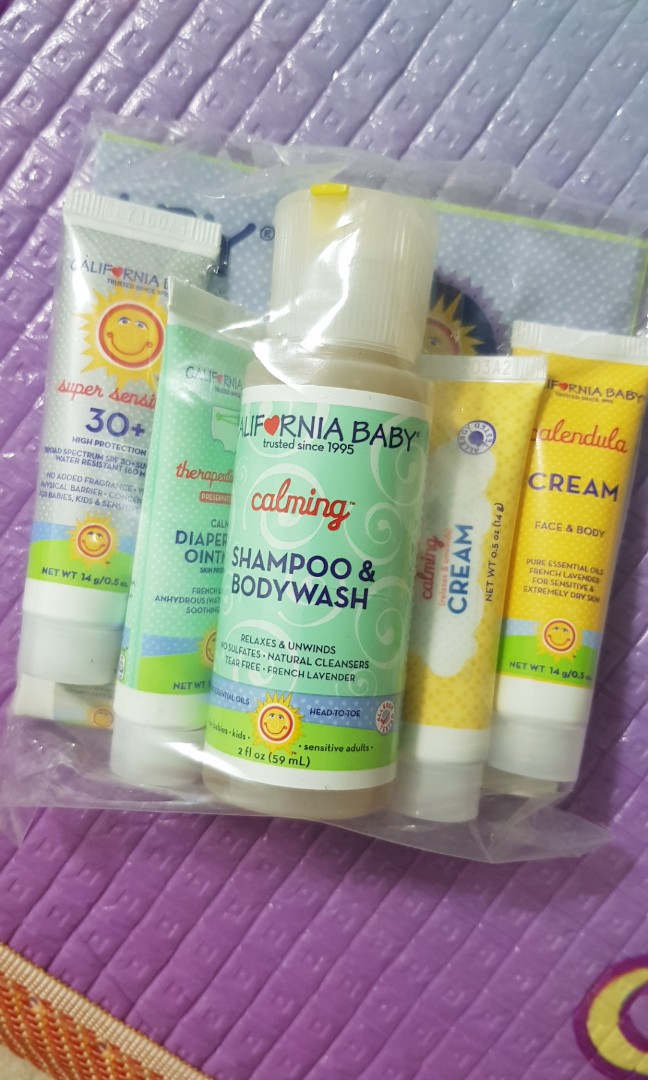 california baby travel set