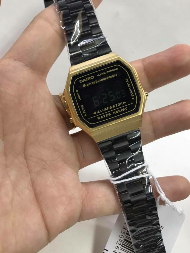 gold black casio