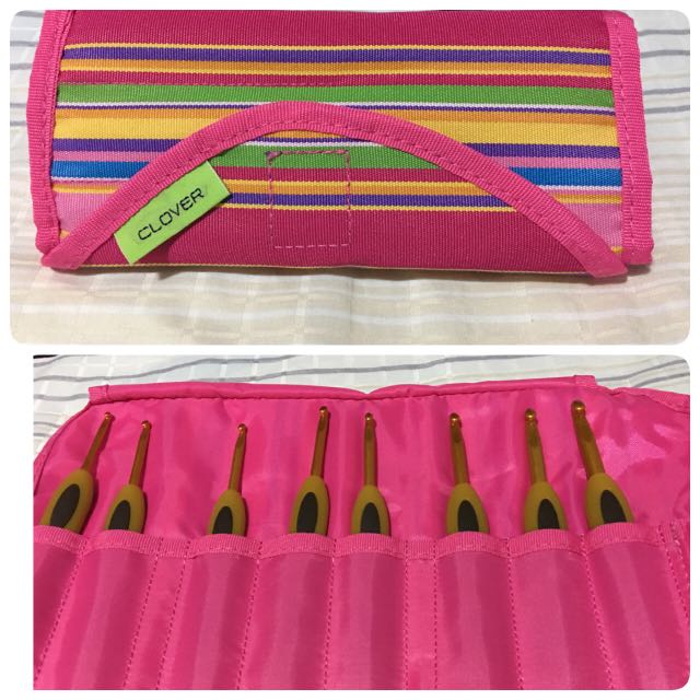 Clover Soft Touch Crochet Hook Set, Hobbies & Toys, Stationery & Craft,  Craft Supplies & Tools on Carousell