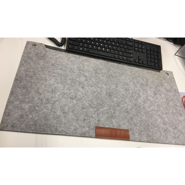 Desktop Computer Desk Mat Grey Furniture Others On Carousell