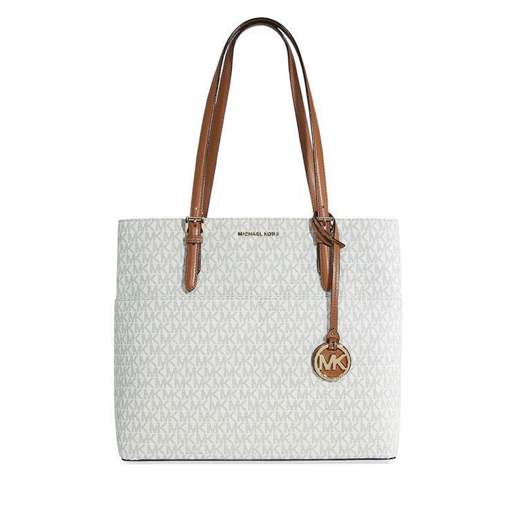 DISCOUNT Michael Kors Bag white grey colour Women s Fashion Bags Wallets Cross body Bags on Carousell