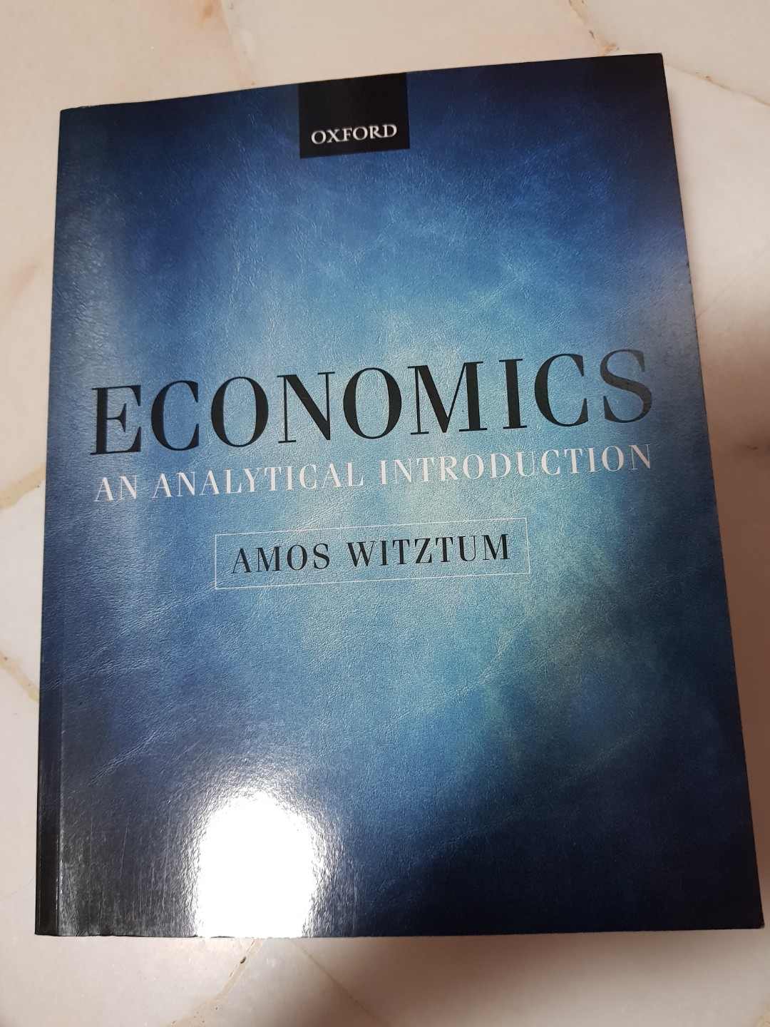 economics an analytical introduction amos witztum