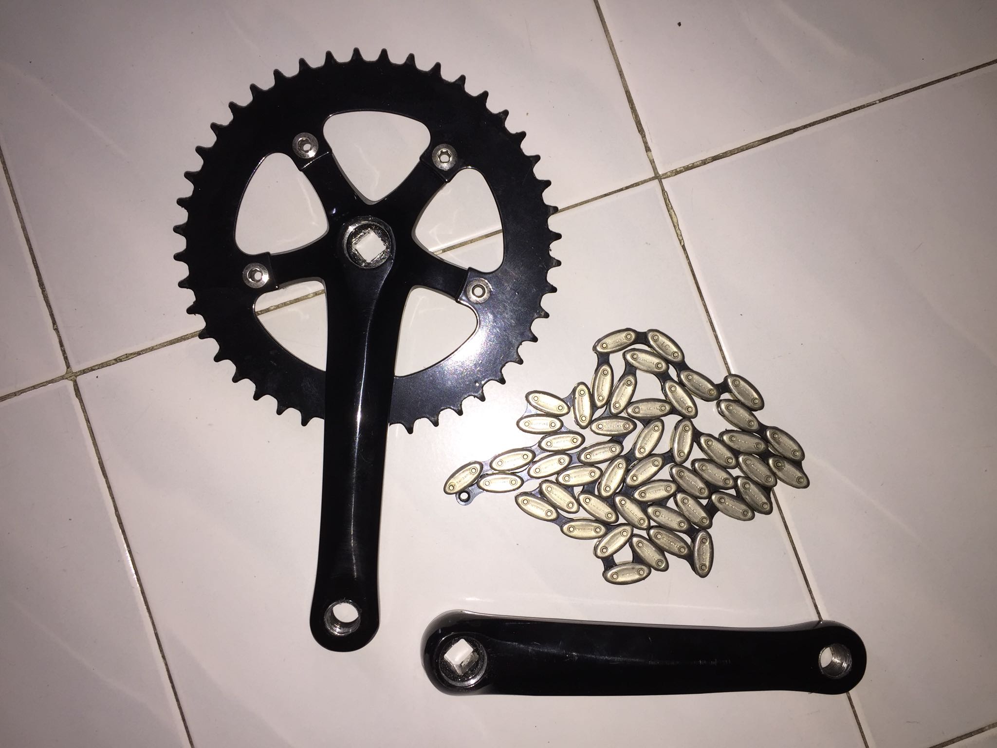 shimano crankset fixed gear