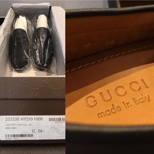 Gucci Driving Shoes (Nero/Black), Luxury, Apparel on Carousell