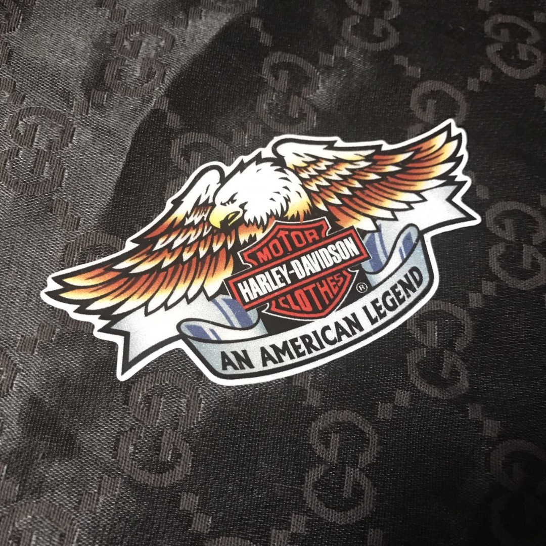 Harley Davidson Motor Company logo with eagle sticker decals ...