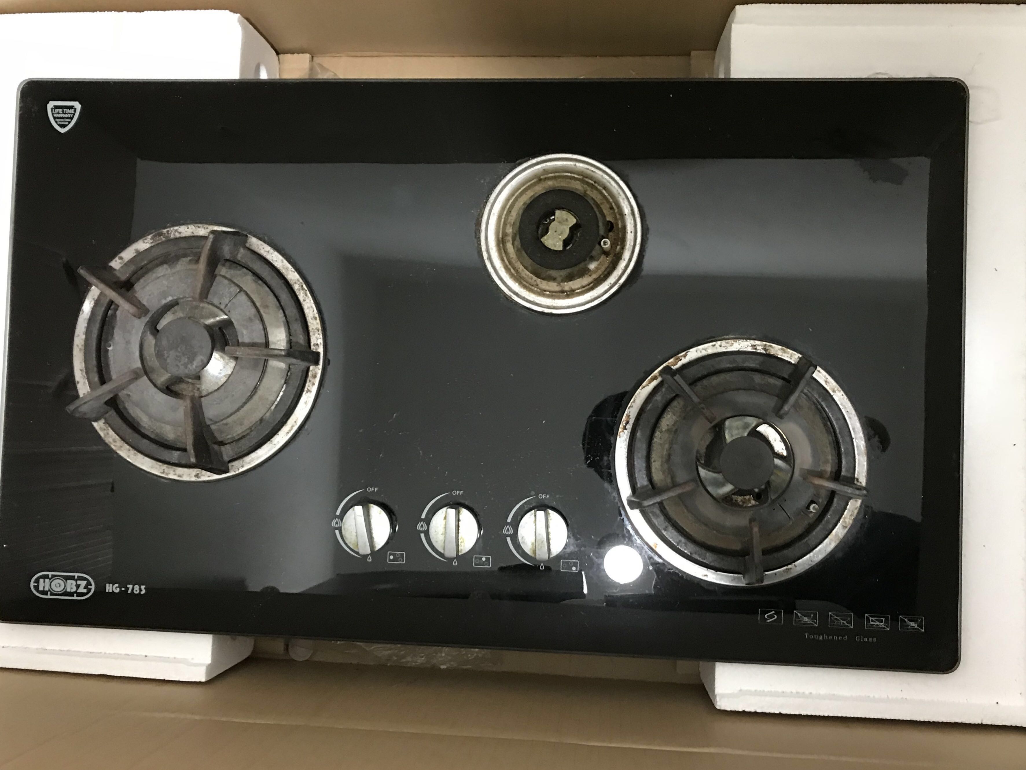 Hob gas HG783 (town gas type), TV & Home Appliances, Kitchen Appliances, Hobs & Hoods on Carousell