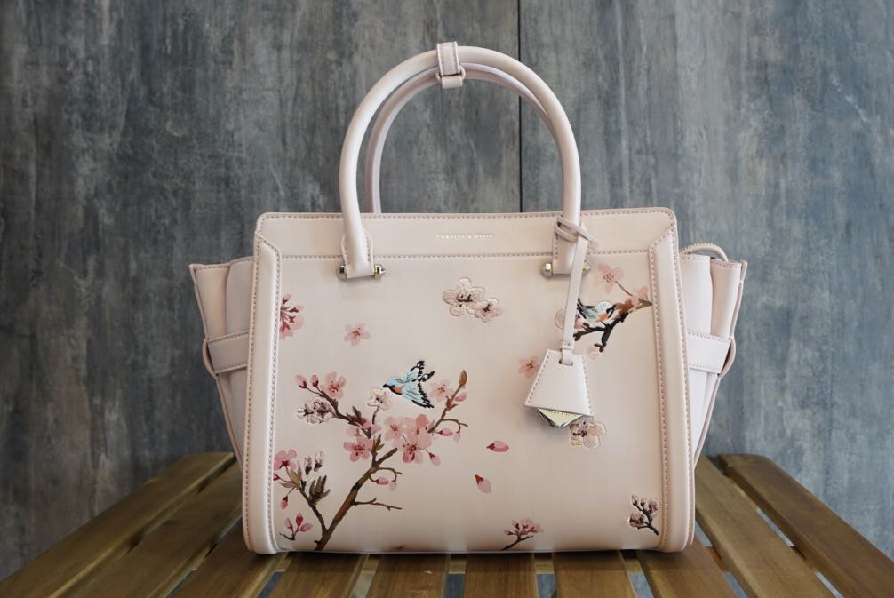 [Japan Exclusive] “In Full Bloom” Charles & Keith Large City Bag, Women ...