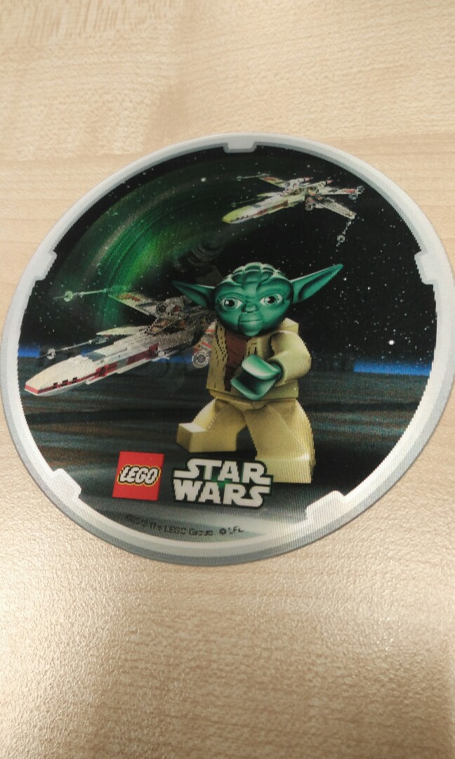 Lego X Wing Yoda Sticker
