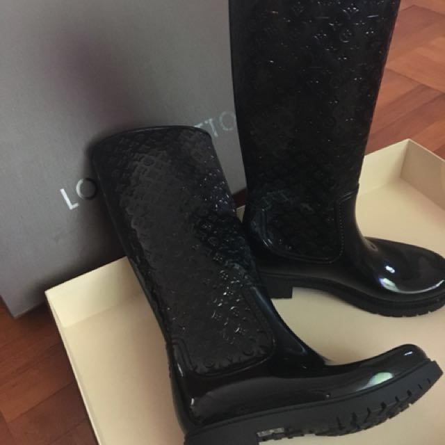 louis vuitton women's rain boots