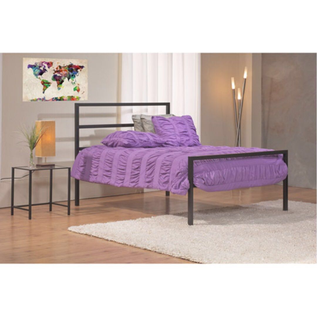 Mainstays Queen Parsons Bedframe Comfortable Sy On Carou