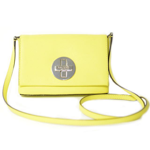 neon yellow crossbody bag