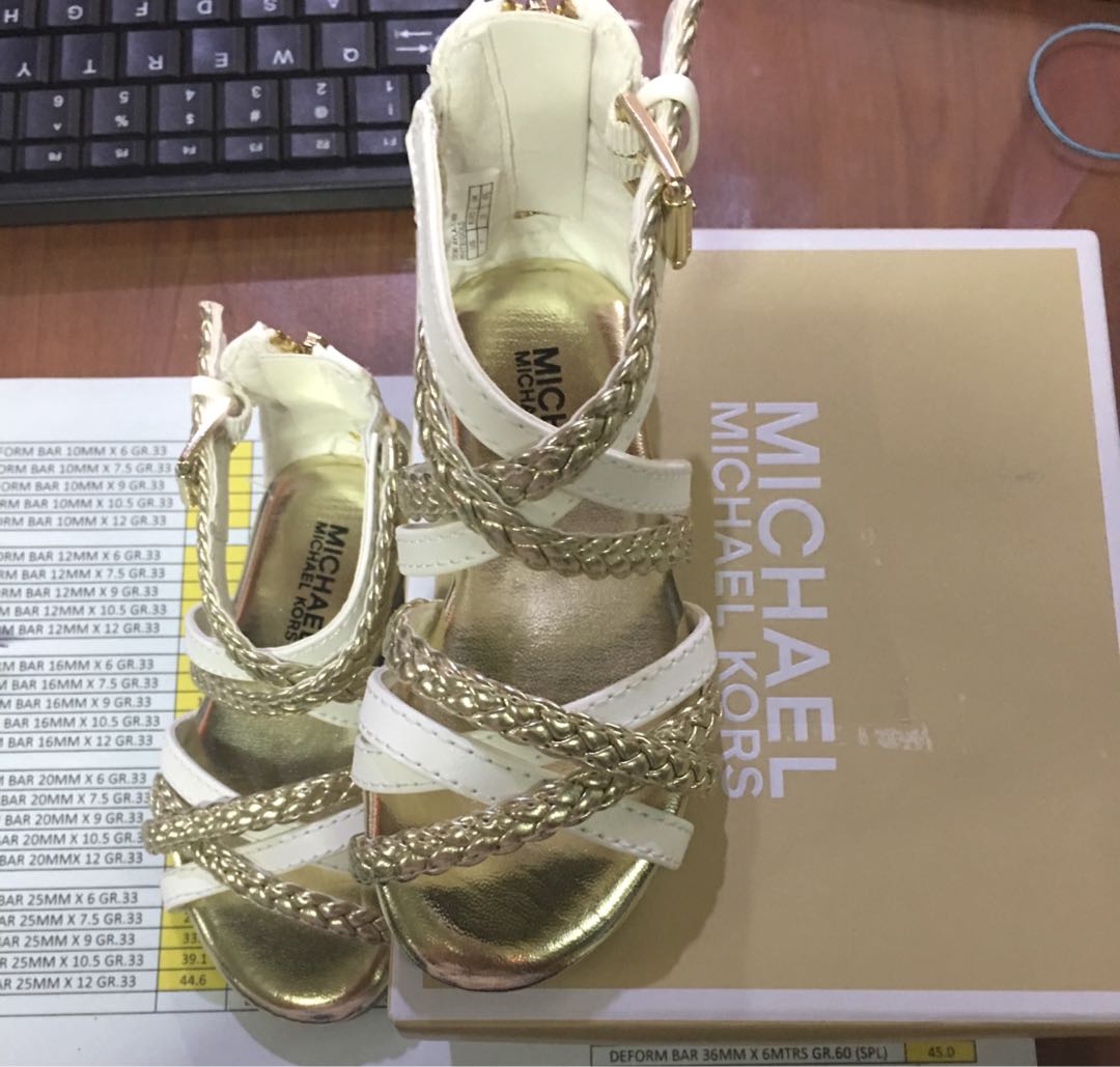 michael kors baby girl sandals