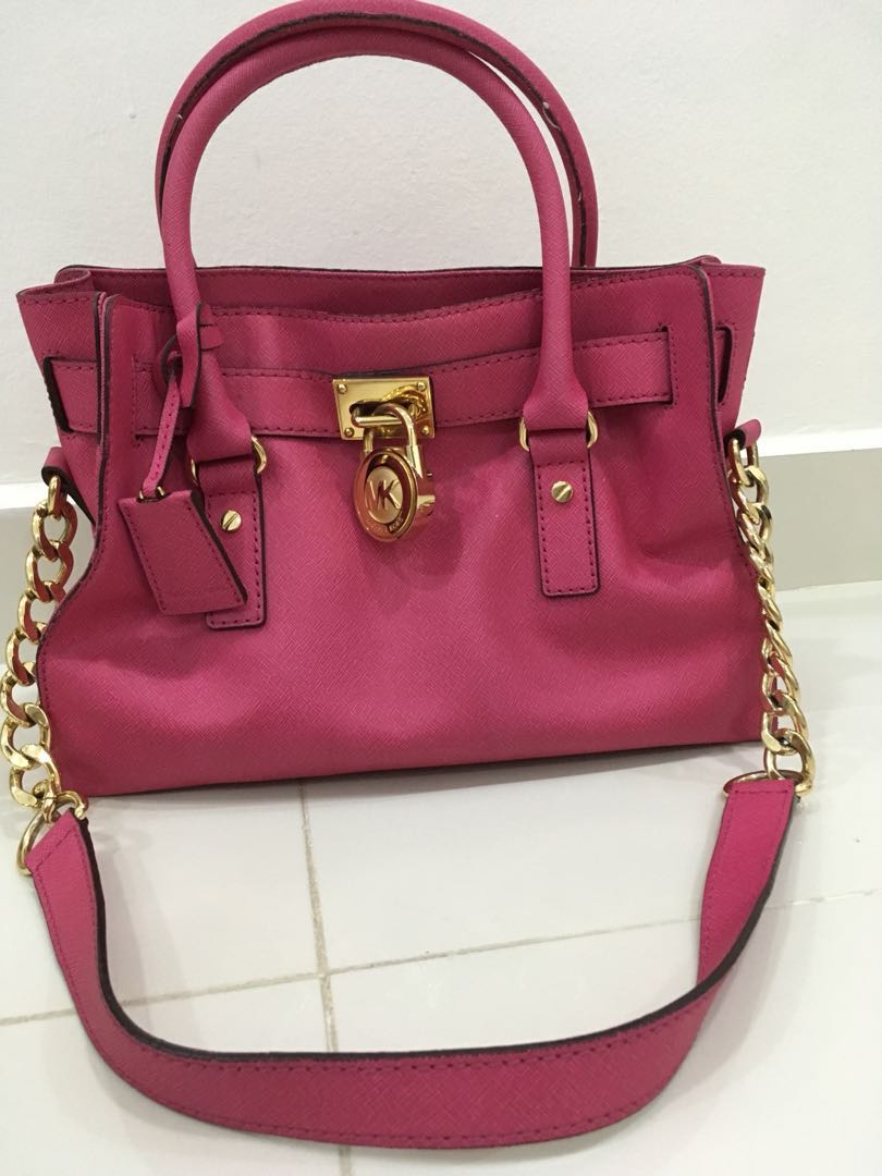 Michael kors hamilton 2025 pink