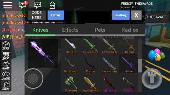Roblox Assassin Kinfe Toys Games Video Gaming Video Games On Carousell - assassin roblox knives for sale