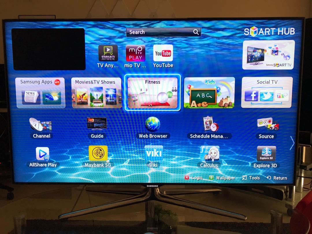 Samsung 46 Inch Ua46es7100 Series 7 Full Hd 3d Led Smart Tv Home