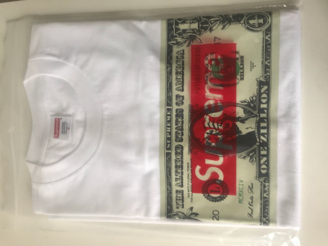 Supreme Dollar Tee Authentic Men s Fashion Tops Sets Tshirts Polo Shirts on Carousell