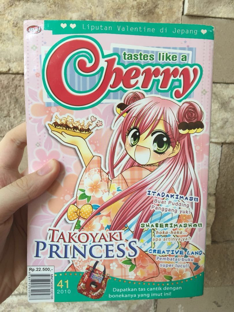 TAKOYAKI PRINCESS CHERRY SERIES BUKU KOMIK JEPANG Buku Alat